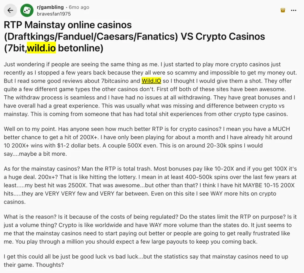 Wild.io Reddit comments.