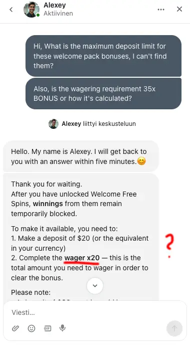 Coins.game customer support test