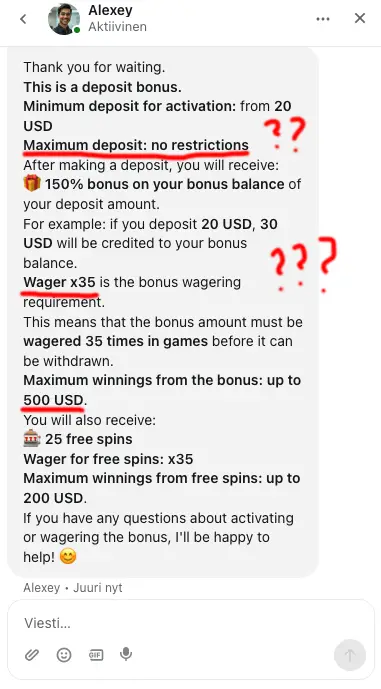 Coins.game customer support test
