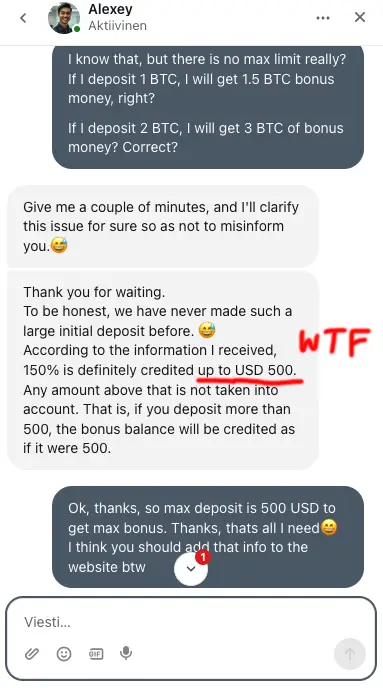 Coins.game customer support test