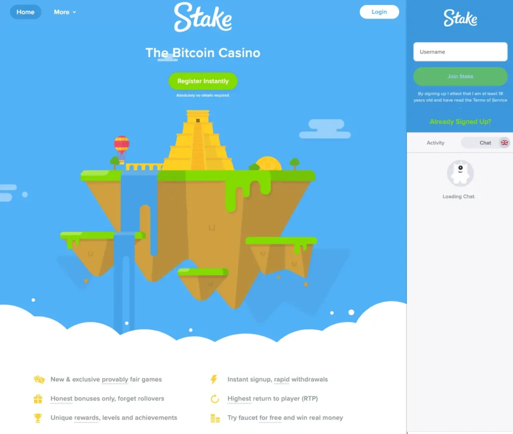 Stake casino in 2017.